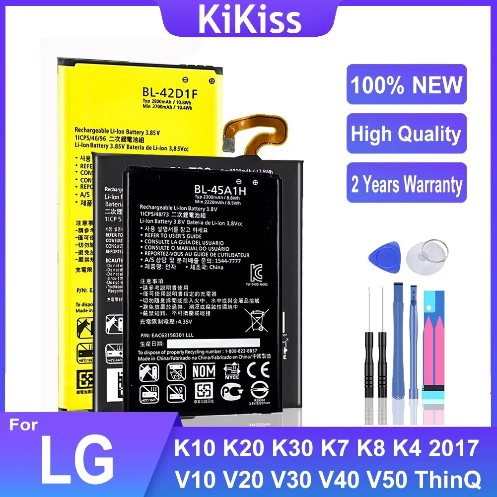Akkumulátor BL-46G1F LG K10 K20 K30 K7 k8-nál K4 2017 Plus/ V10 V20 V30 V40 V50 Dolognál/Q6 Q8 Q10 BL-45F1F BL-46ZH BL-44E1F BL-45B1F