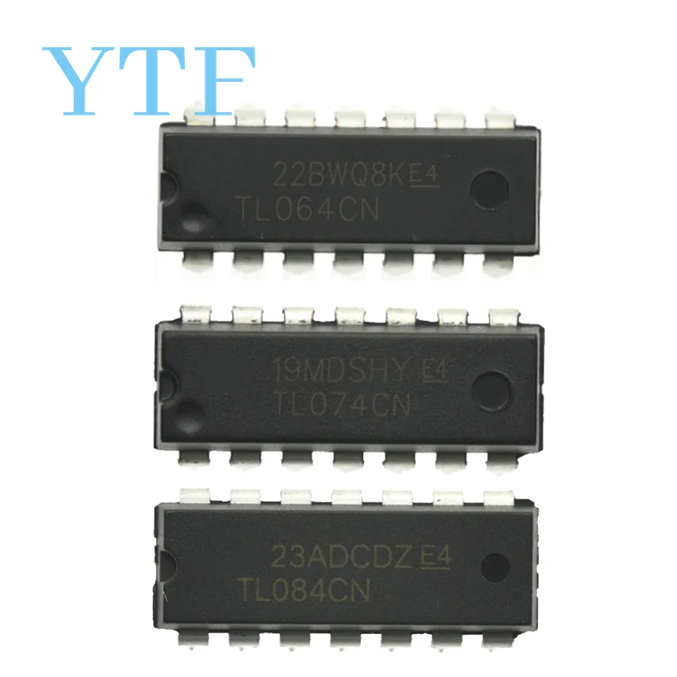 10db TL064CN TL074CN TL084CN In-line DIP14 vezérlő IC chip