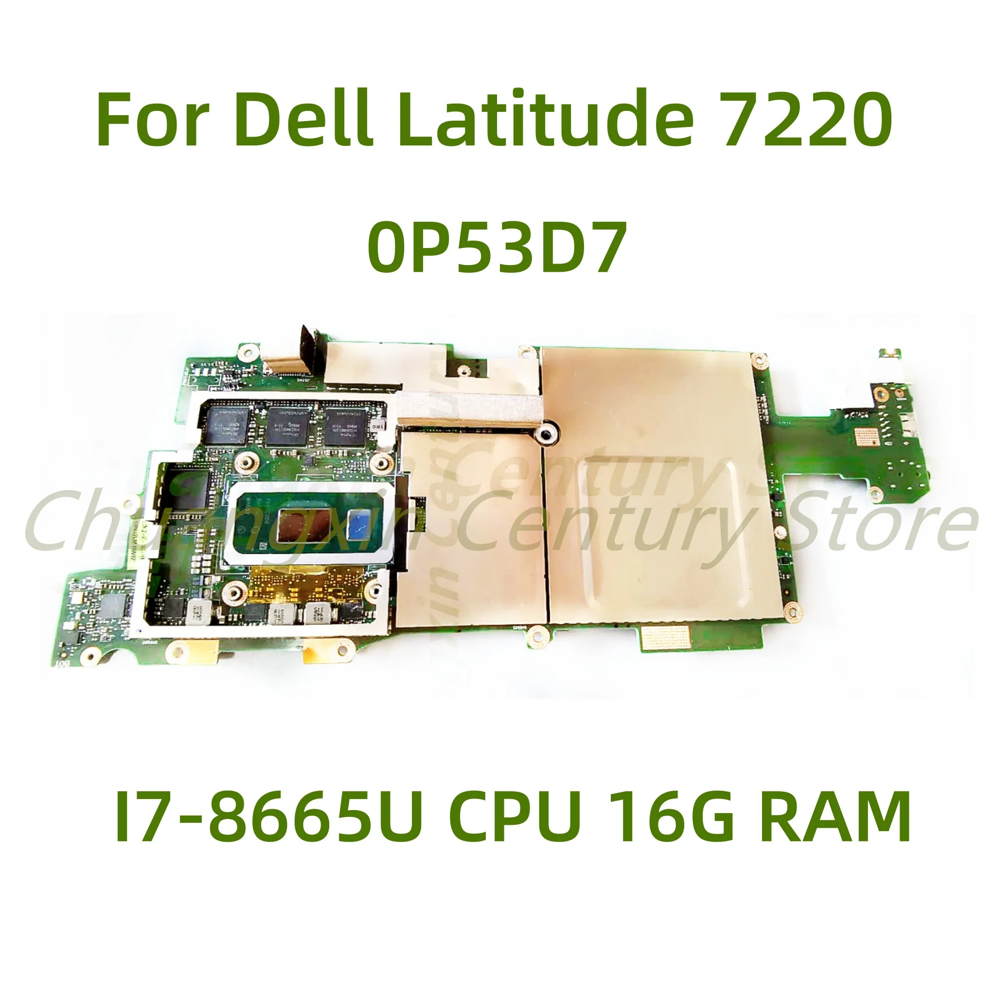Alkalmas Dell Latitude 7220 laptop alaplap C0RE-FT a I5-8365U I7-8665U CPU, RAM, 8G/16G 100% - a lett Teljesen Munka