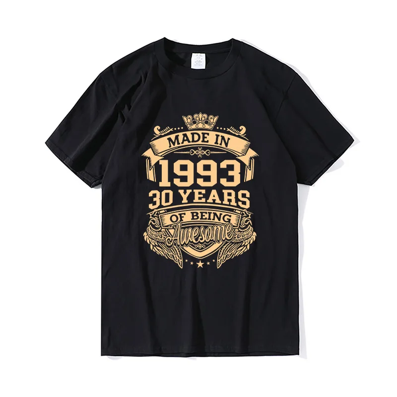 Unisex Készült 1993-Ban 30 Éve, Hogy Király 30 éves Póló, Ajándék, Férfi Ruházat, Póló Streetwear Újdonság Alkalmi Harajuku