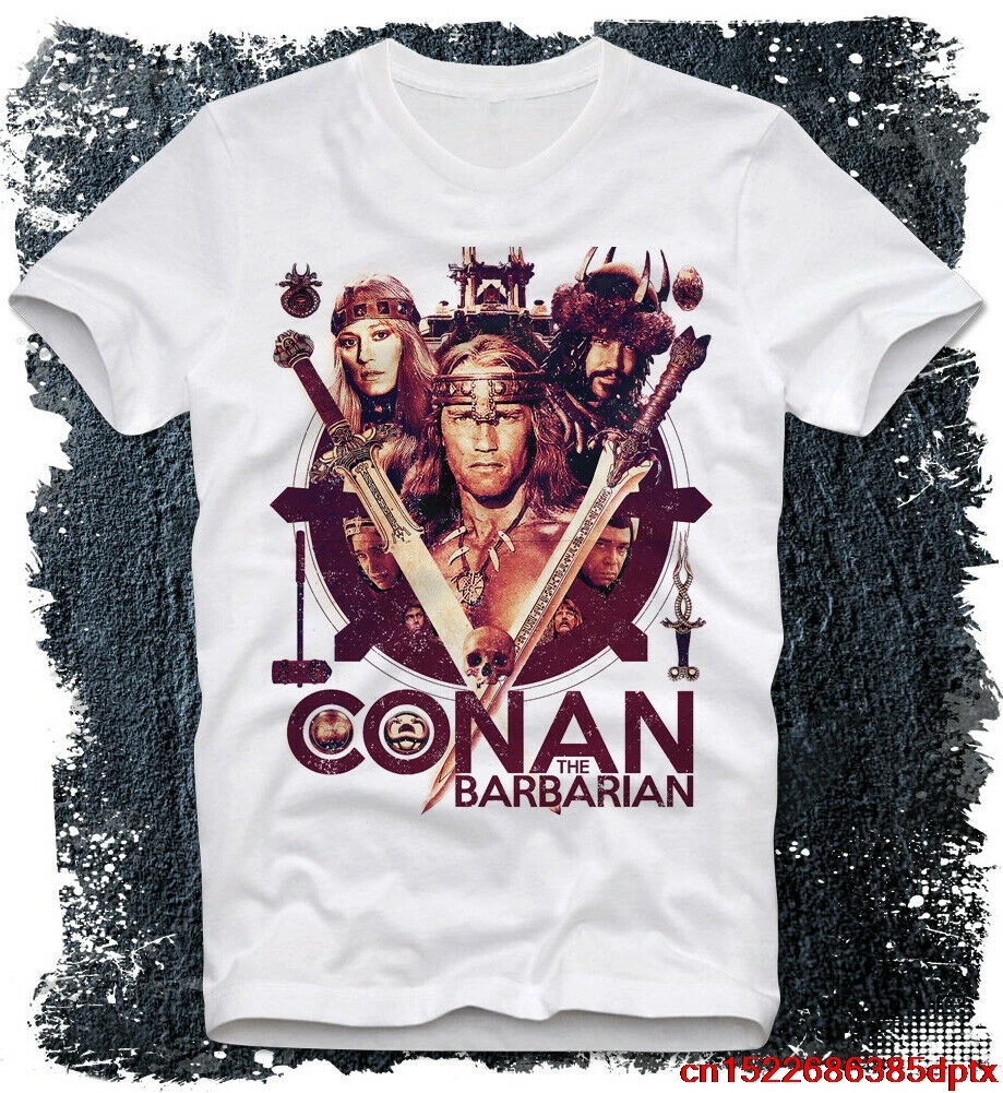 T-shirt Conan, A Barbár 80-as évek kultikus Film Arnold Schwarzenegger