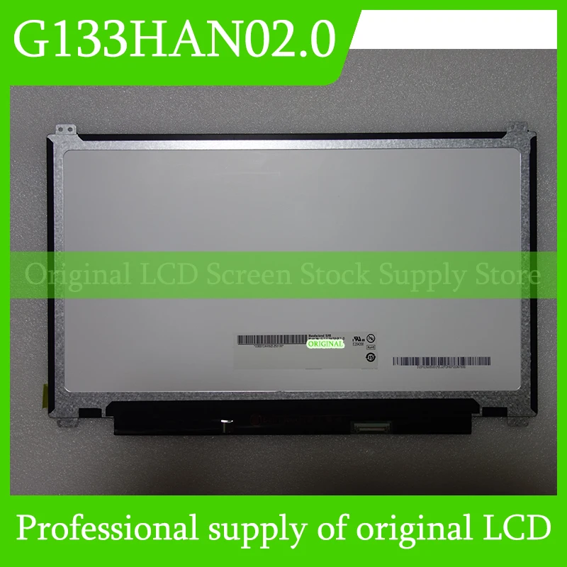 G133HAN02.0 Eredeti Auo 13.3 Inch LCD-Kijelző Panel Új