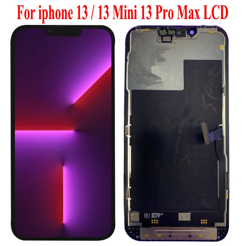 AAA+OLED iPhone 13 Pro 13Mini LCD Kijelző érintőképernyő Digitalizáló Közgyűlés 13 Pro Max 13 Képernyő Cseréje