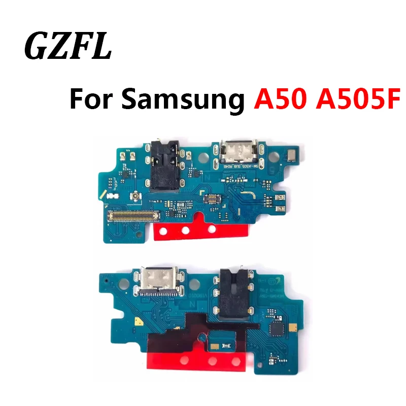 Eredeti Samsung A50 A505 A505F SM-A505 USB Töltő Dokkoló Csatlakozó Port Igazgatóság Flex Kábel